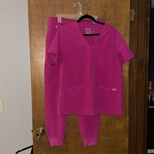 Pink Figs Scrub Set Women